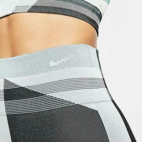 Nike Sculpt Lux Icon Clash 7/8 Seamless Training Tights Womens S NEW CJ4135-097 - Picture 3 of 11